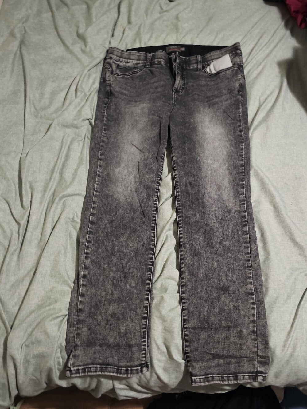 Torrid Women’s Washed Black Straight-Leg Jeans